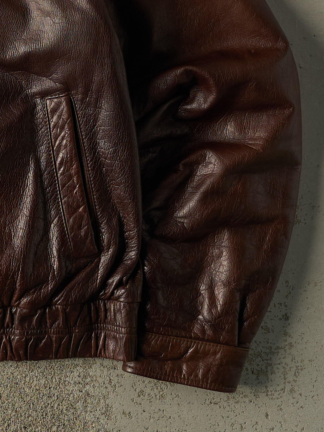 Vintage 90s Brown Wilsons Leather Jacket (M)