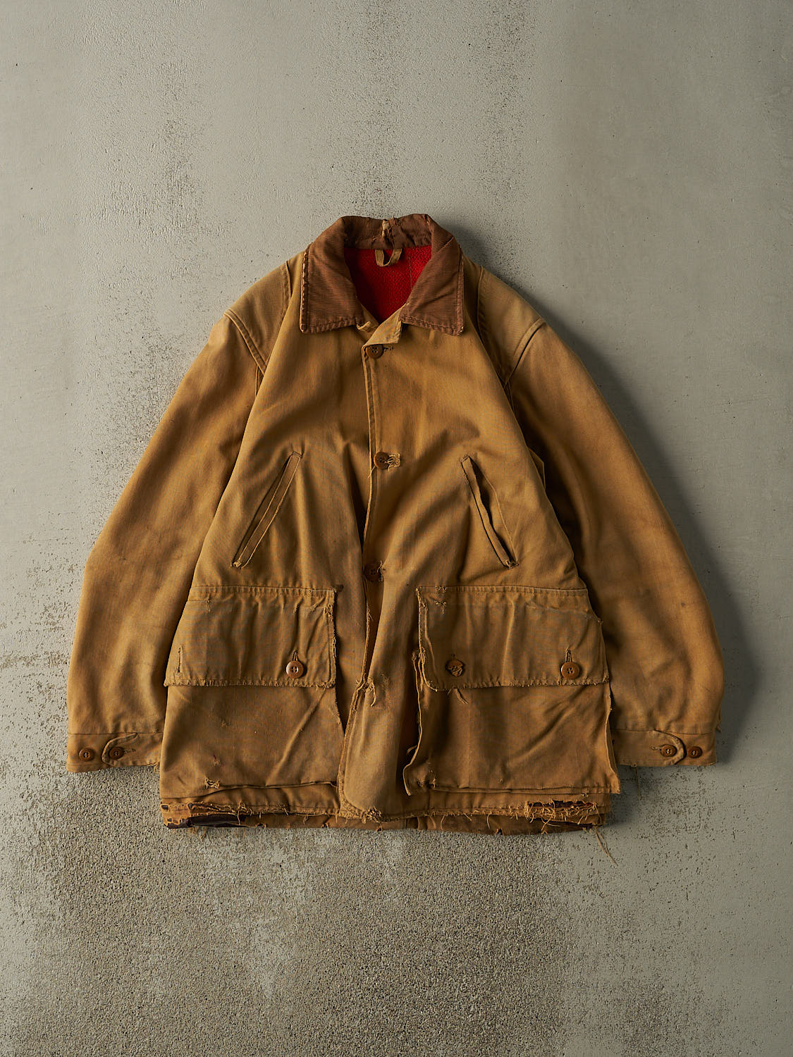 Vintage 70s Beige Chore Jacket (L/XL)