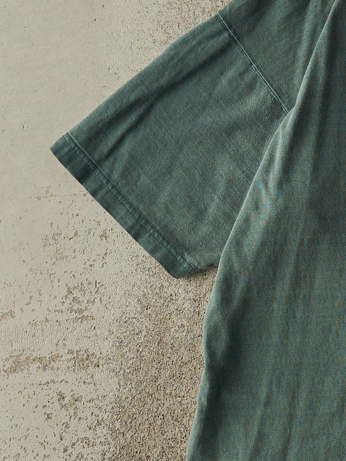 Vintage 90s Washed Green Blank Tee (L/XL)