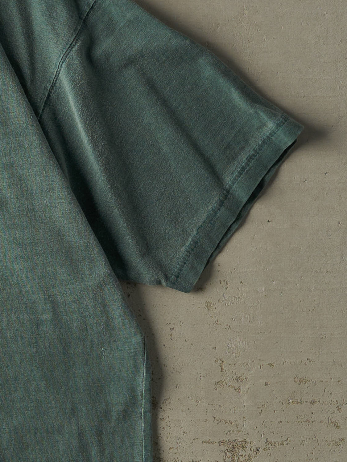 Vintage 90s Washed Green Blank Tee (L/XL)