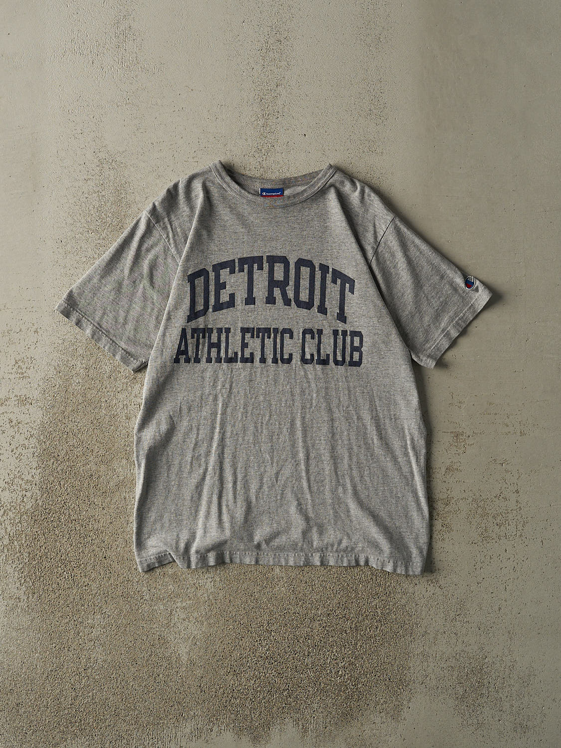 Vintage Y2K Grey Detroit Athletic Club Champion Tee (S/M)