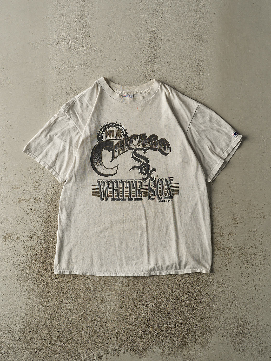 Vintage 92' Heather Grey Chicago White Sox Tee (L/XL)