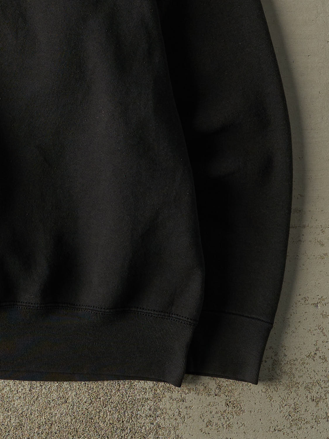 Vintage 90s Faded Black Blank Crewneck (XL/XXL)