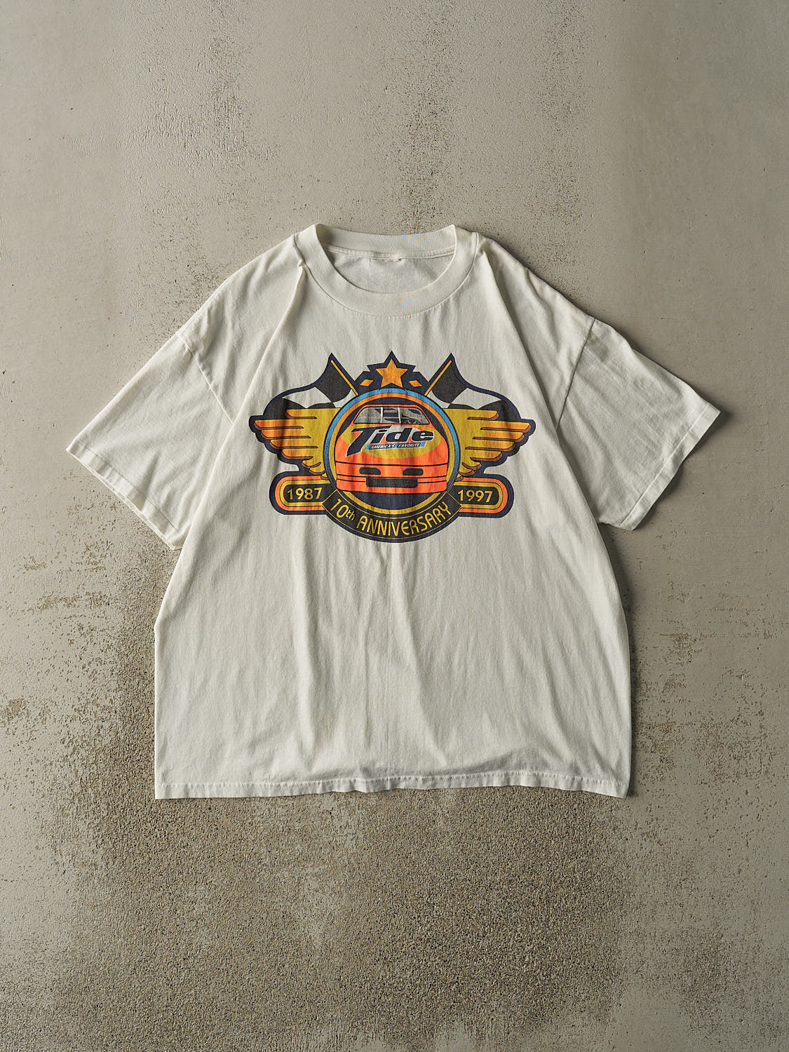 Vintage 97' White Tide Racing Tee (L/XL)