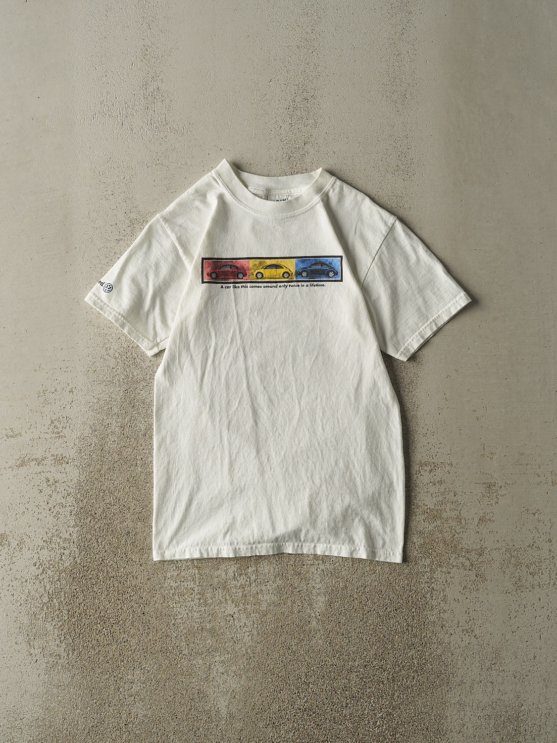 Vintage Y2K White Volkswagen Tee (XS )