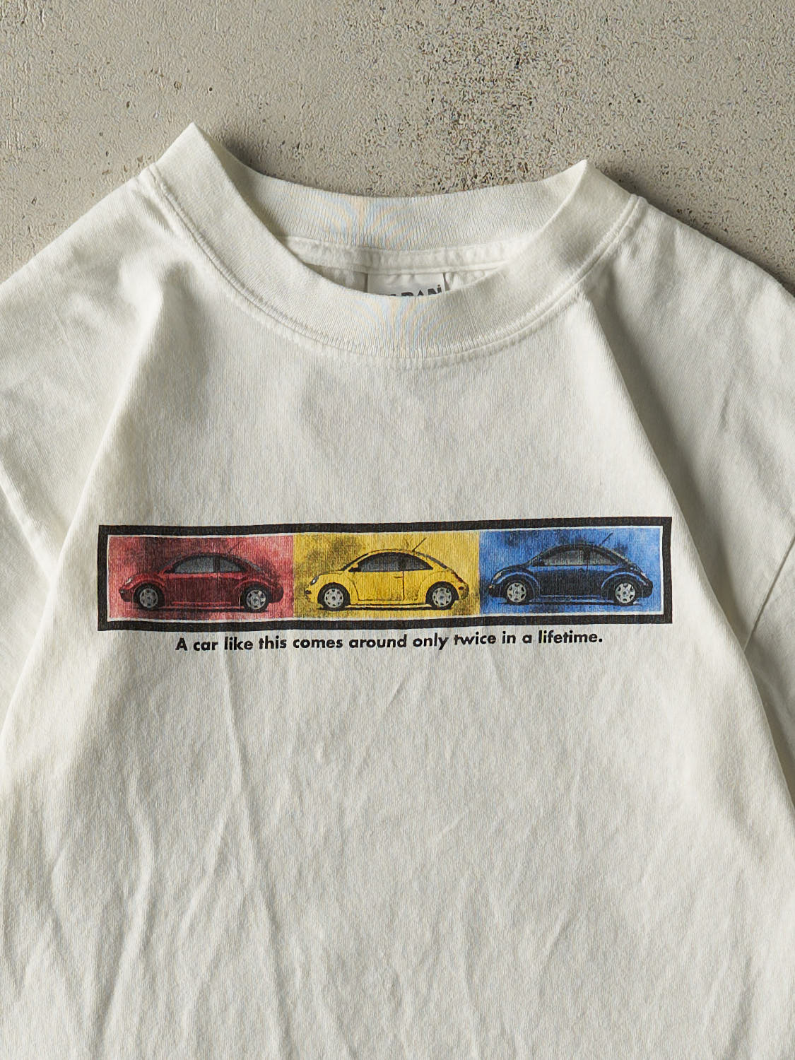 Vintage Y2K White Volkswagen Tee (XS )
