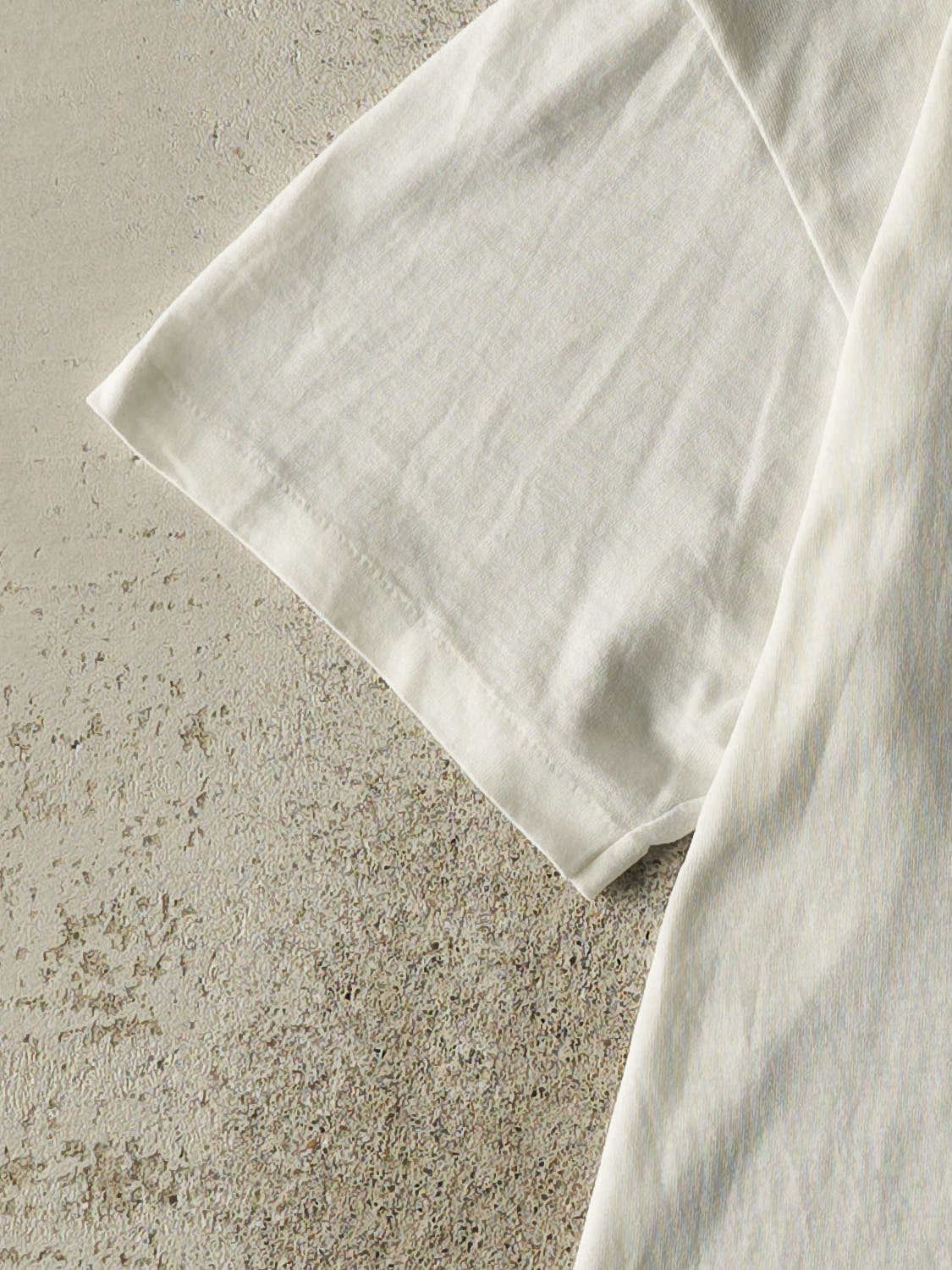 Vintage 80s White Blank Single Stitch Tee (M/L)