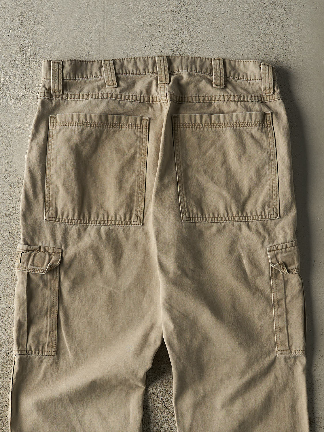 Vintage 90s Beige Wrangler Cargo Lightweight Pants (33x29)