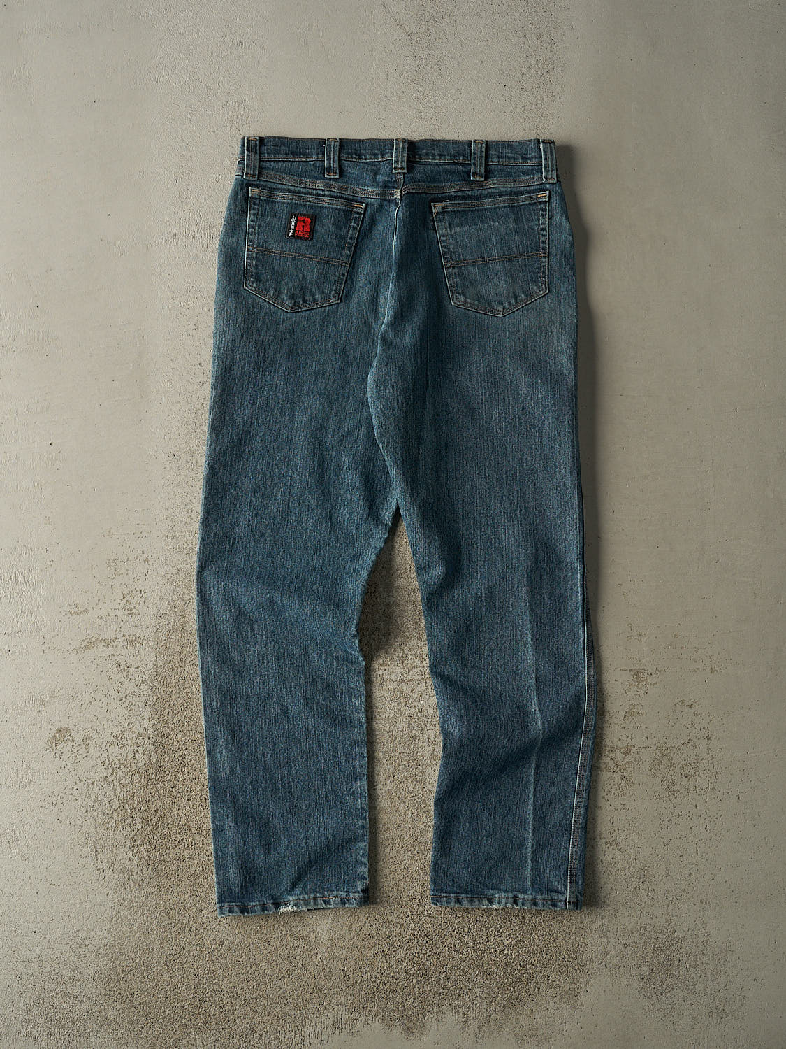 Vintage 90s Dark Wash Wrangler Riggs Jeans (35x33.5)