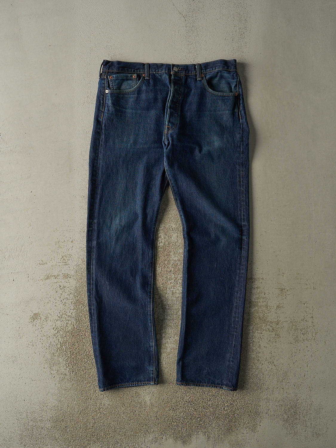 Vintage Y2K Dark Wash Levi's 501 Jeans (36x34)