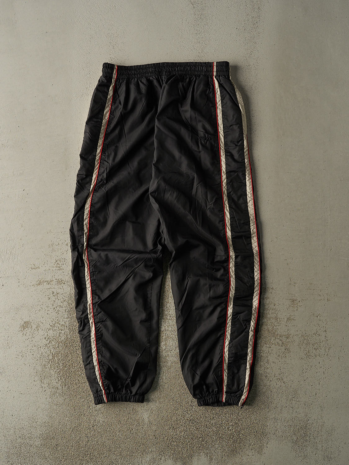 Vintage 90s Black Fila Track Pants (33x32.5)