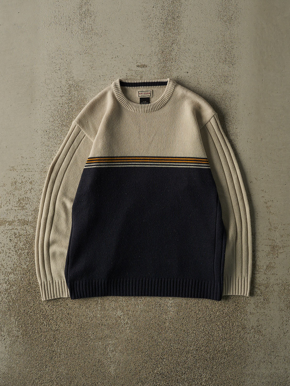 Vintage Y2K Beige Arizona Jean Co Knit (S)