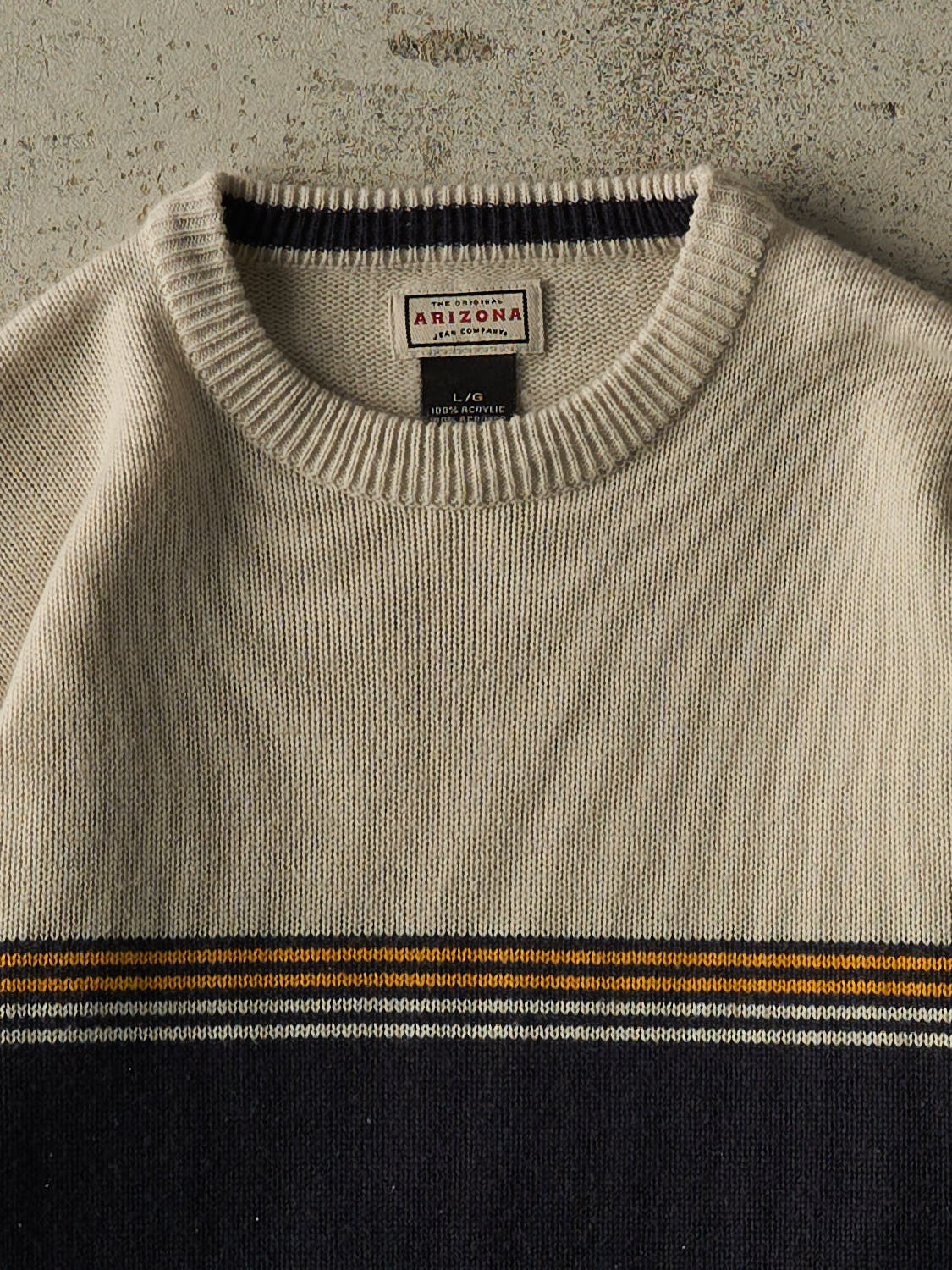 Vintage Y2K Beige Arizona Jean Co Knit (S)