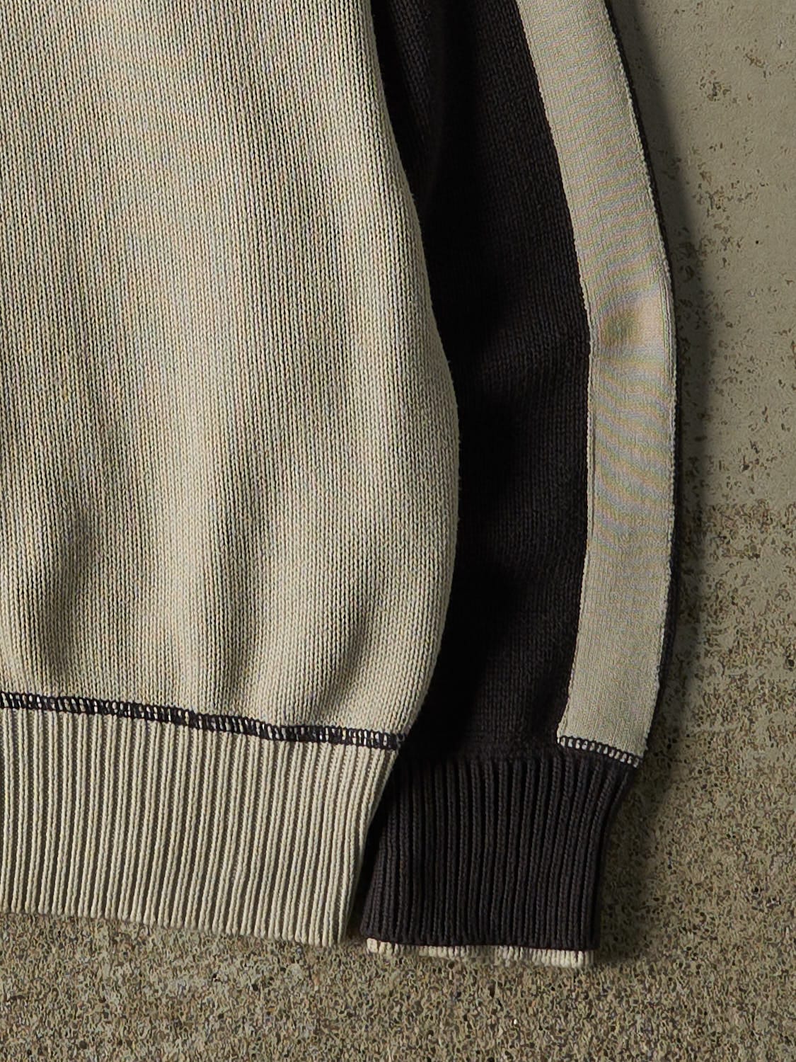 Vintage Y2K Charcoal Grey Billabong Zip Up Knit (M)