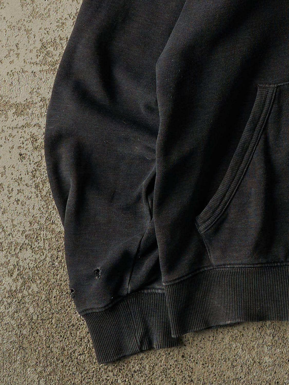 Vintage Y2K Charcoal Grey Volcom Hoodie (M)