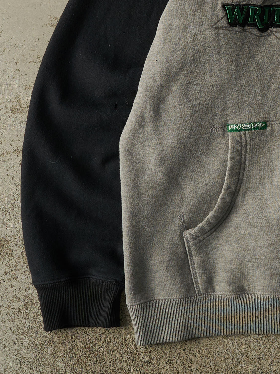 Vintage Y2K Grey Ecko Embroidered Zip Up Hoodie (XXL/XXXL)