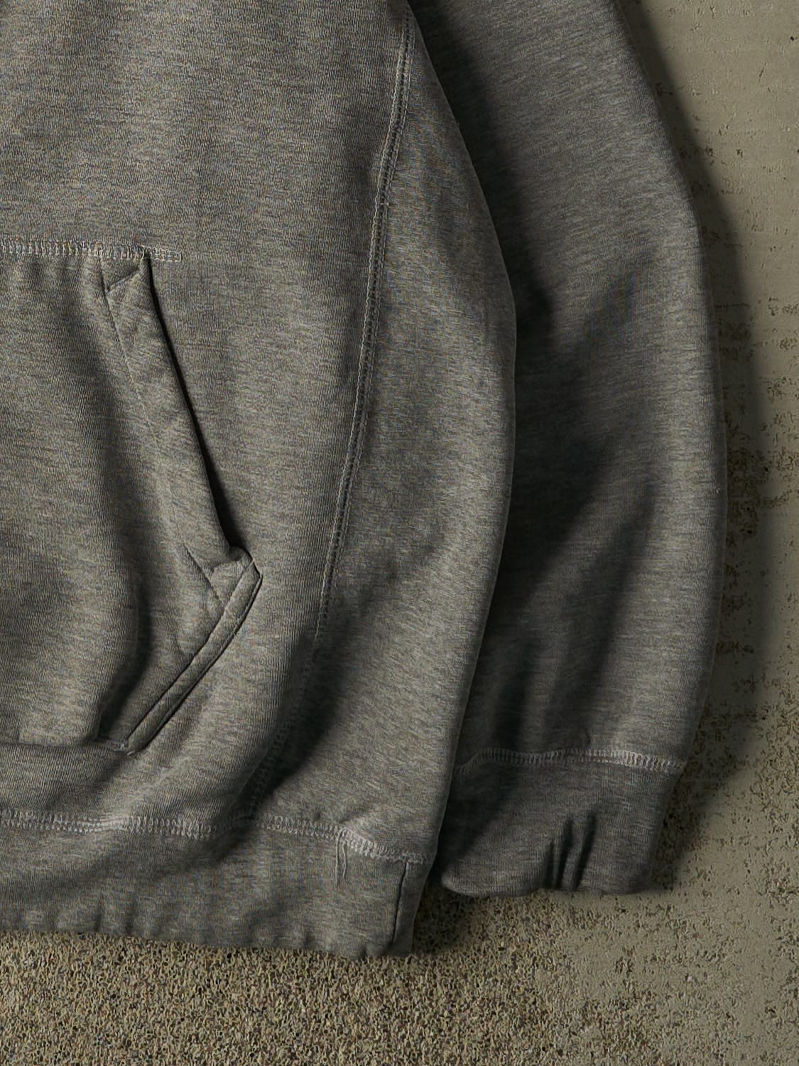 Vintage Y2K Grey Ecko Embroidered Hoodie (L/XL)