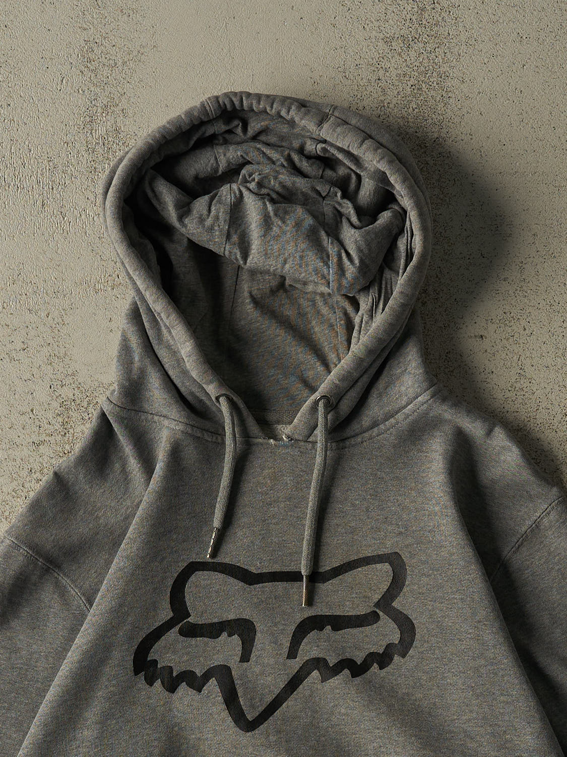 Vintage Y2K Grey Fox Racing Hoodie (M/L)