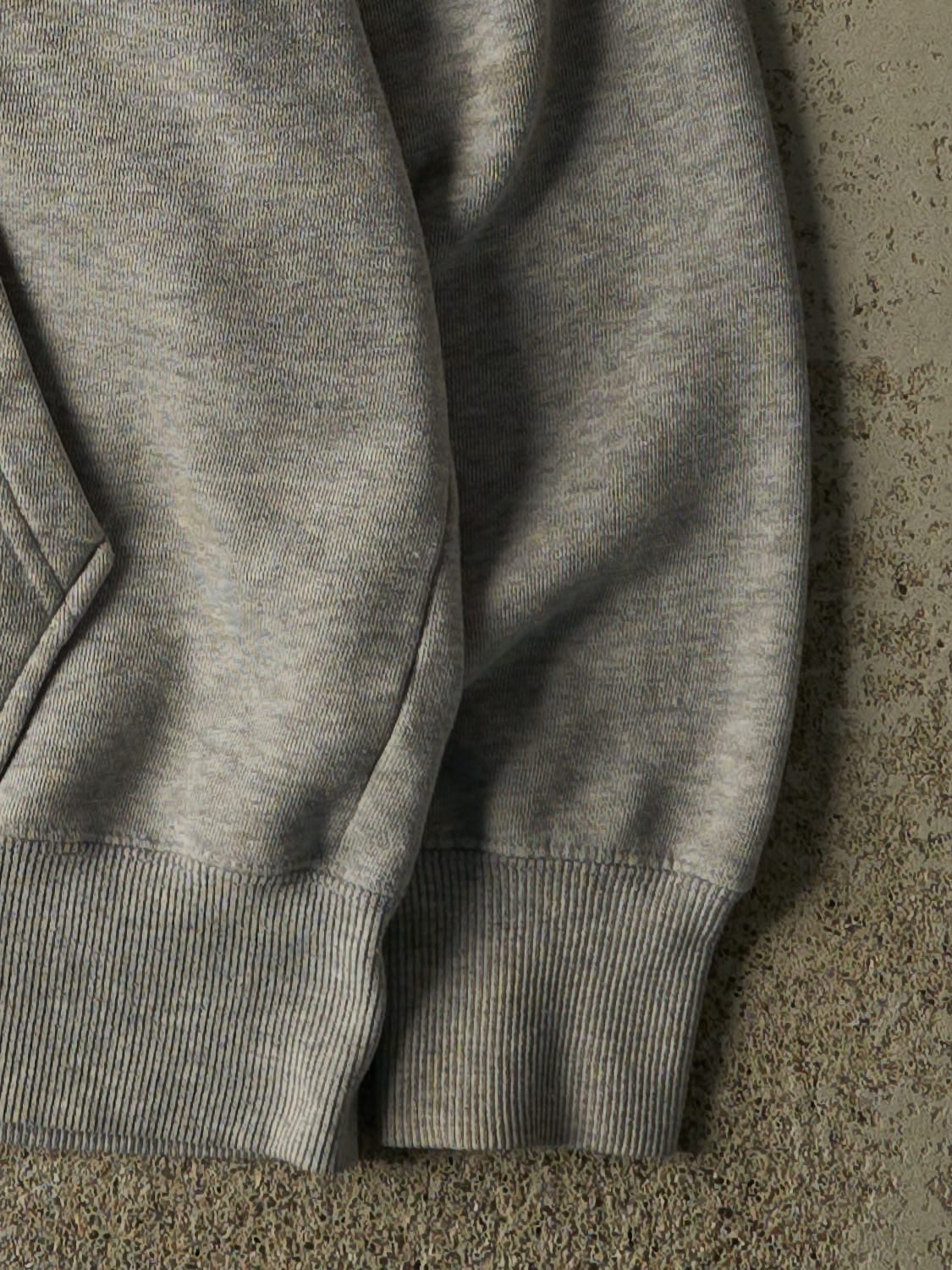 Vintage Y2K Grey Ecko Embroidered Zip Up Hoodie (XS)