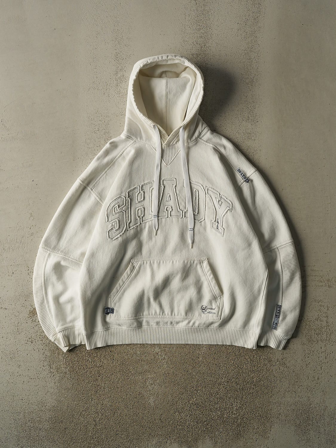 Vintage Y2K White Shady Ltd Hoodie (XL)