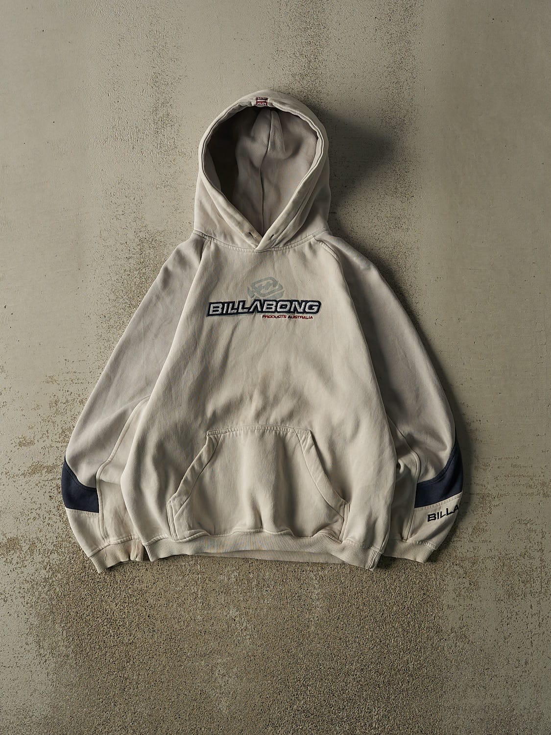 Vintage Y2K Beige Billabong Hoodie (XS/S)