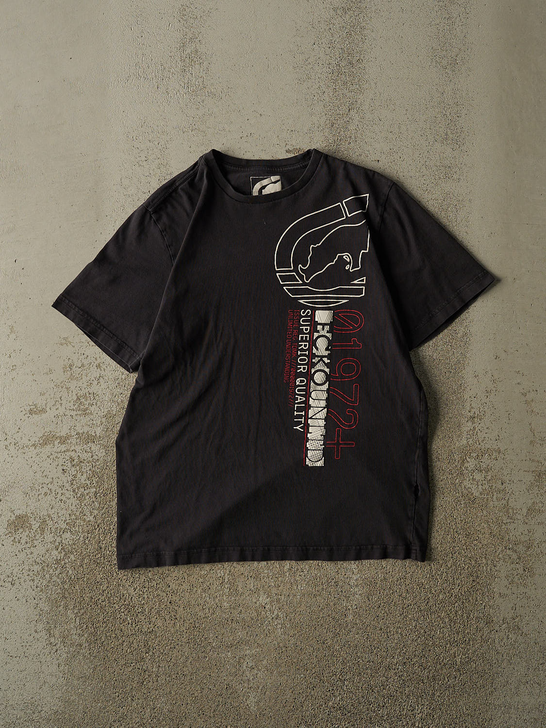Vintage Y2K Black Ecko Tee (M)