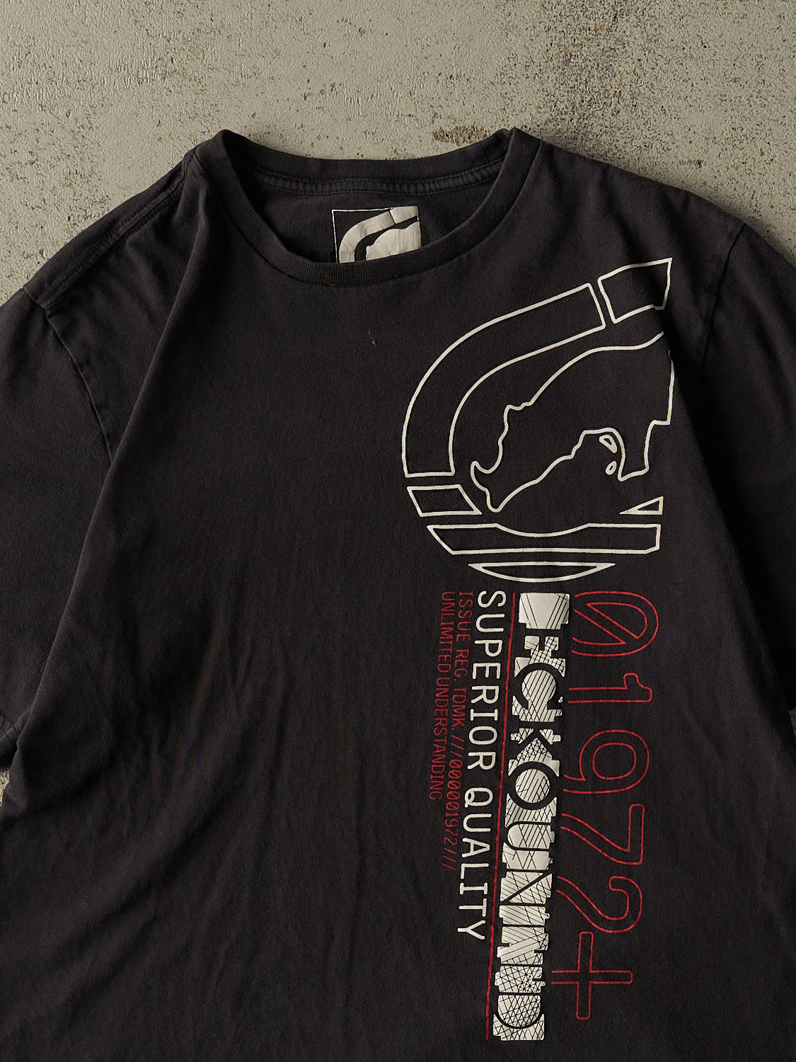 Vintage Y2K Black Ecko Tee (M)