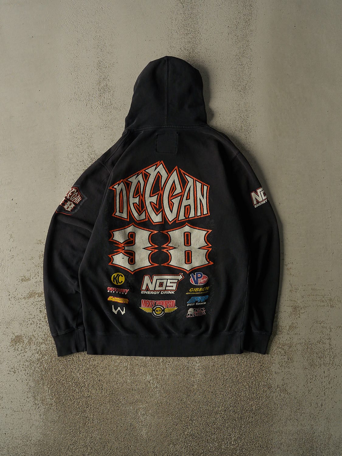 Vintage Y2K Black Metal Mulisha Hoodie (M/L)