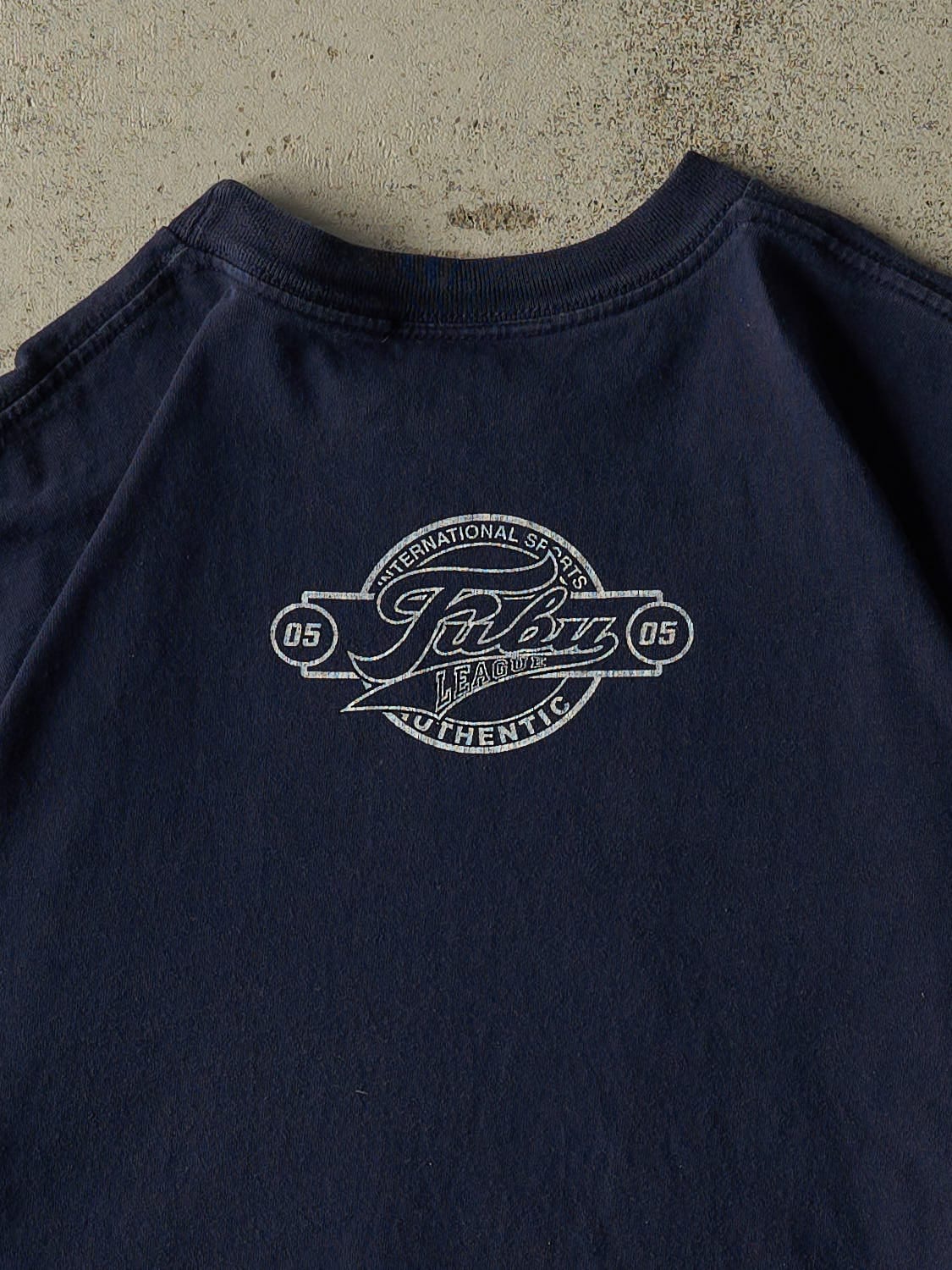 Vintage Y2K Navy Blue Fubu Tee (XXL)