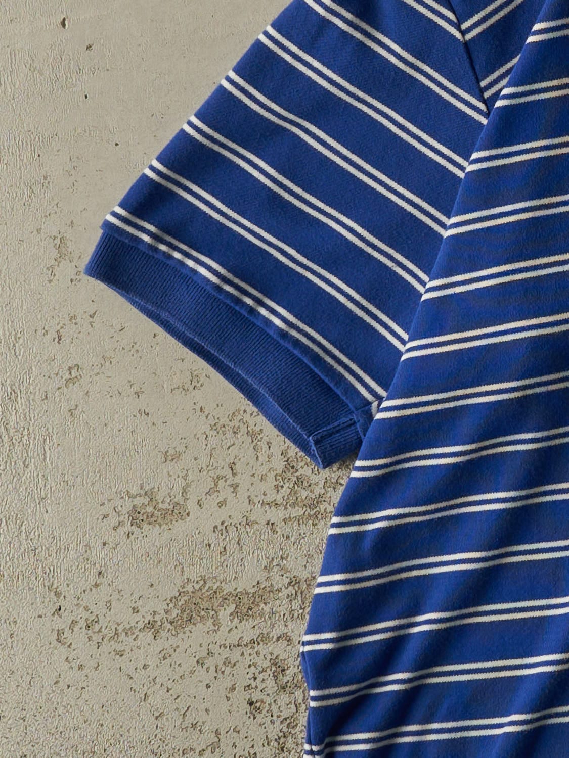 Vintage Y2K Blue Polo Quarter Button Tee (XL/XXL)