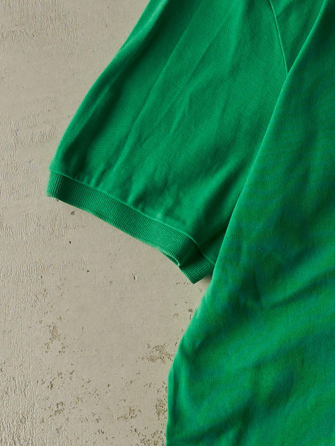 Vintage Y2K Green Polo Quarter Button Tee (XXL/XXXL)