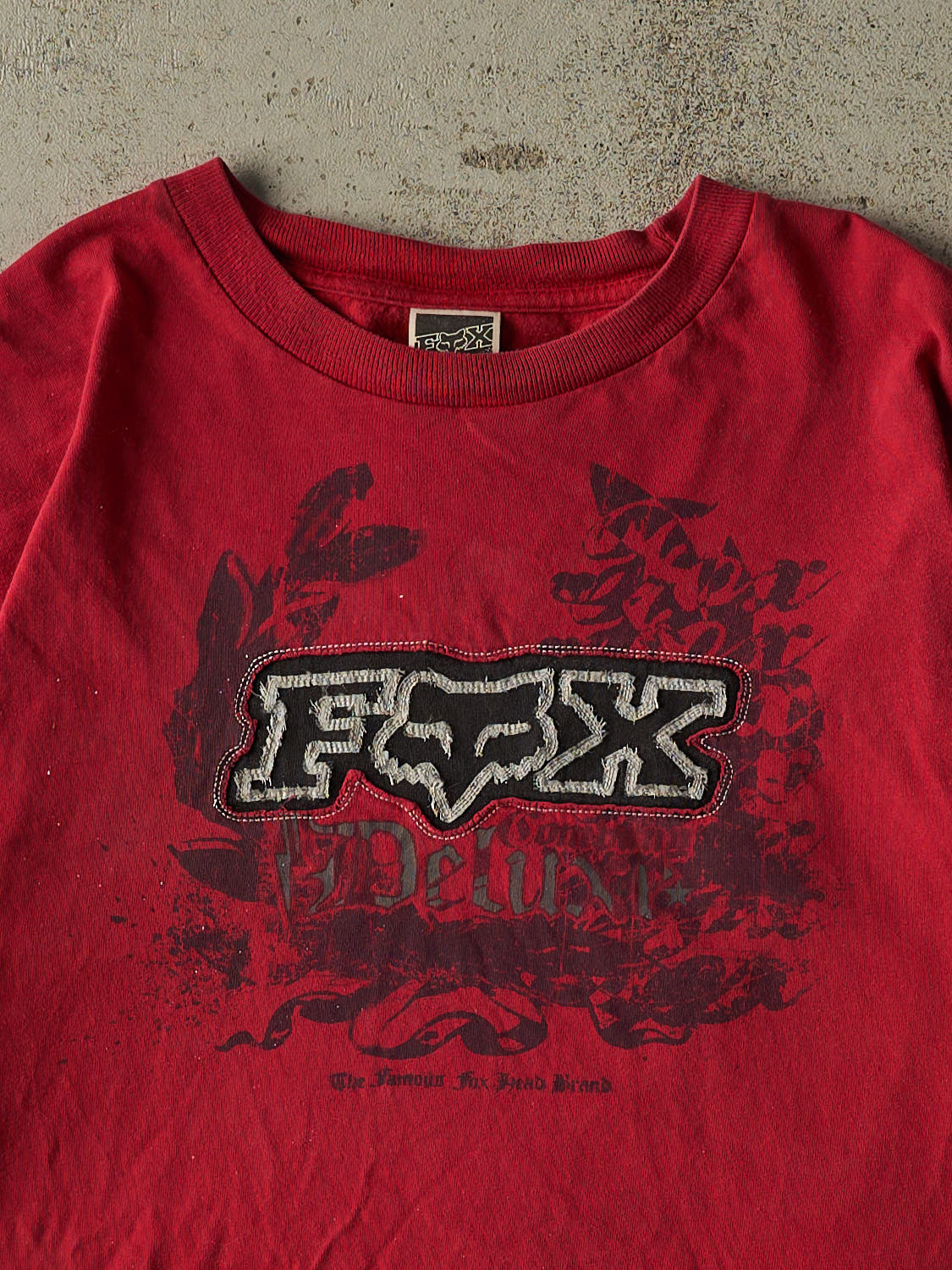 Vintage Y2K Red Fox Racing Tee (XL)