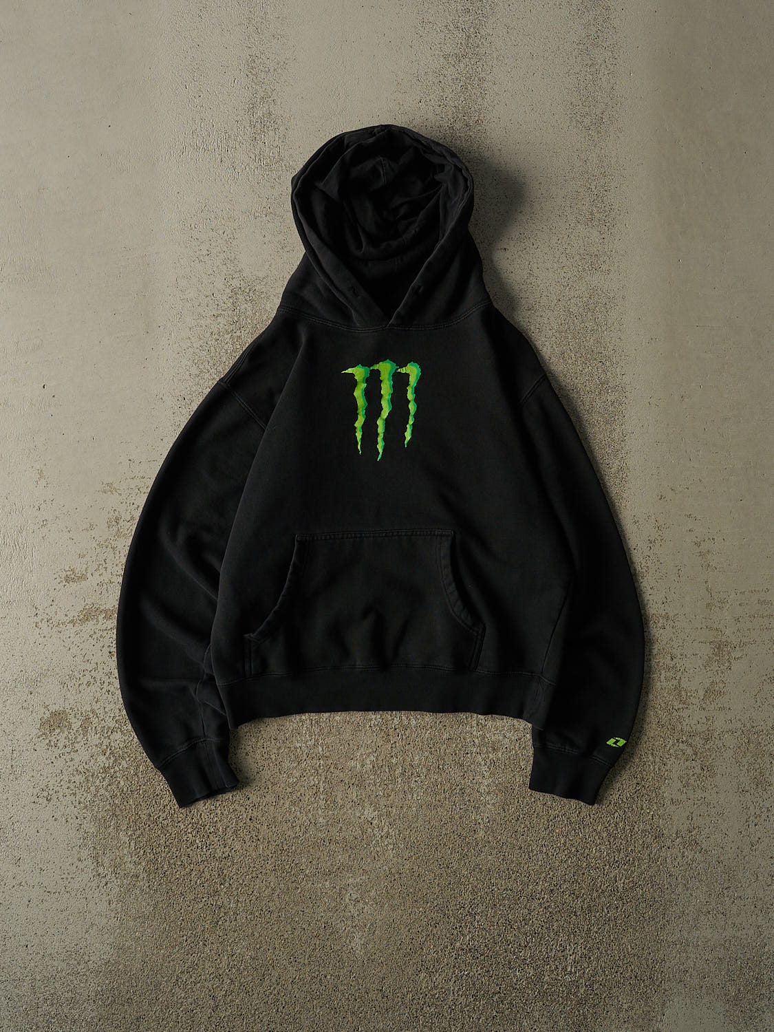 Vintage Y2K Black Monster Energy Hoodie (XXS/XS)