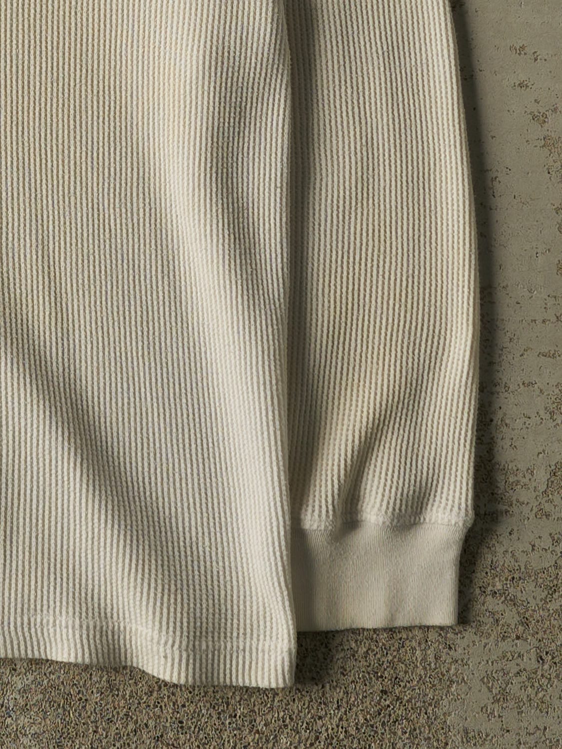 Vintage Y2K Beige South Pole Thermal Long Sleeve (L)