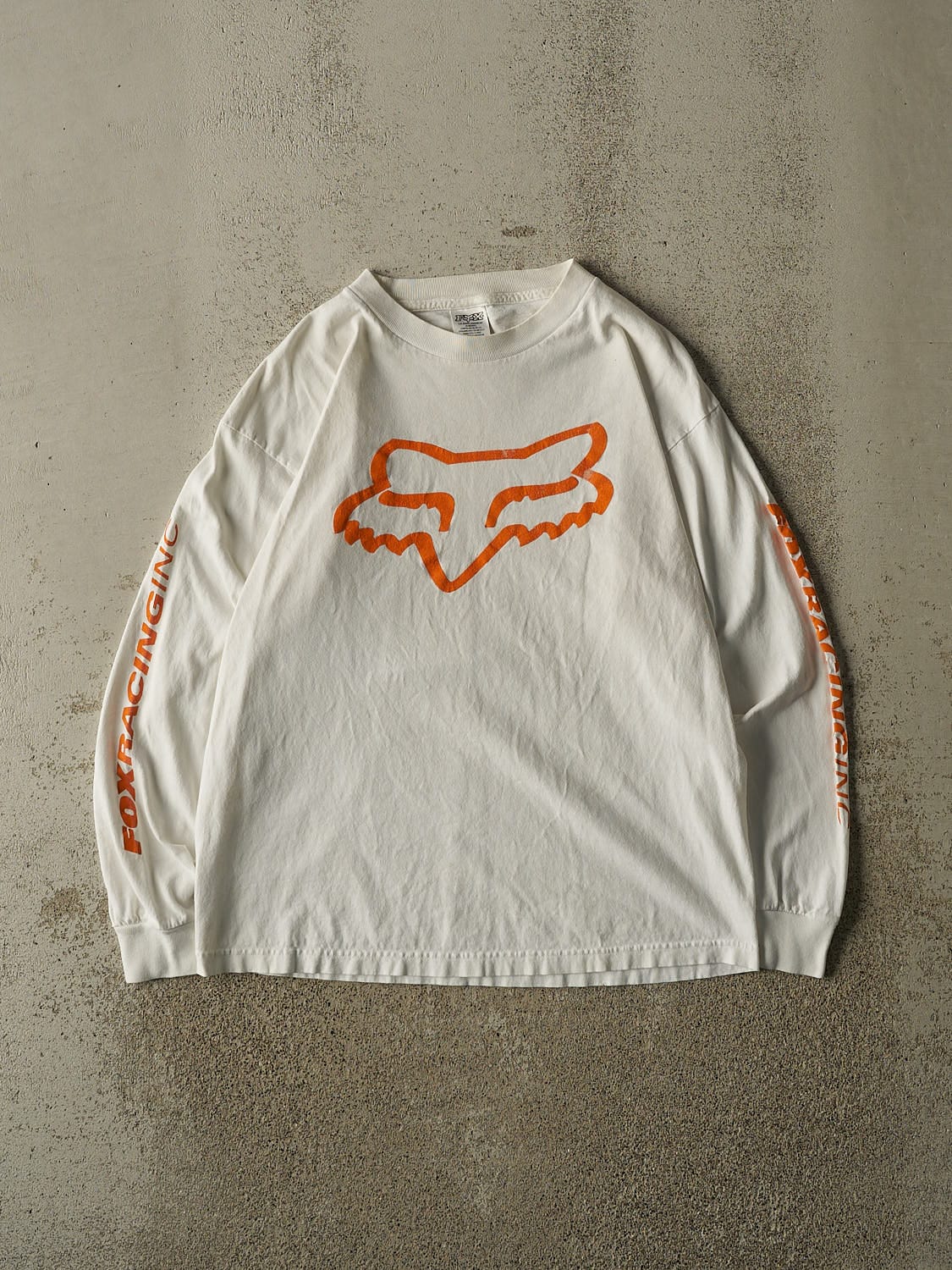 Vintage Y2K White Fox Racing Long Sleeve (M/L)