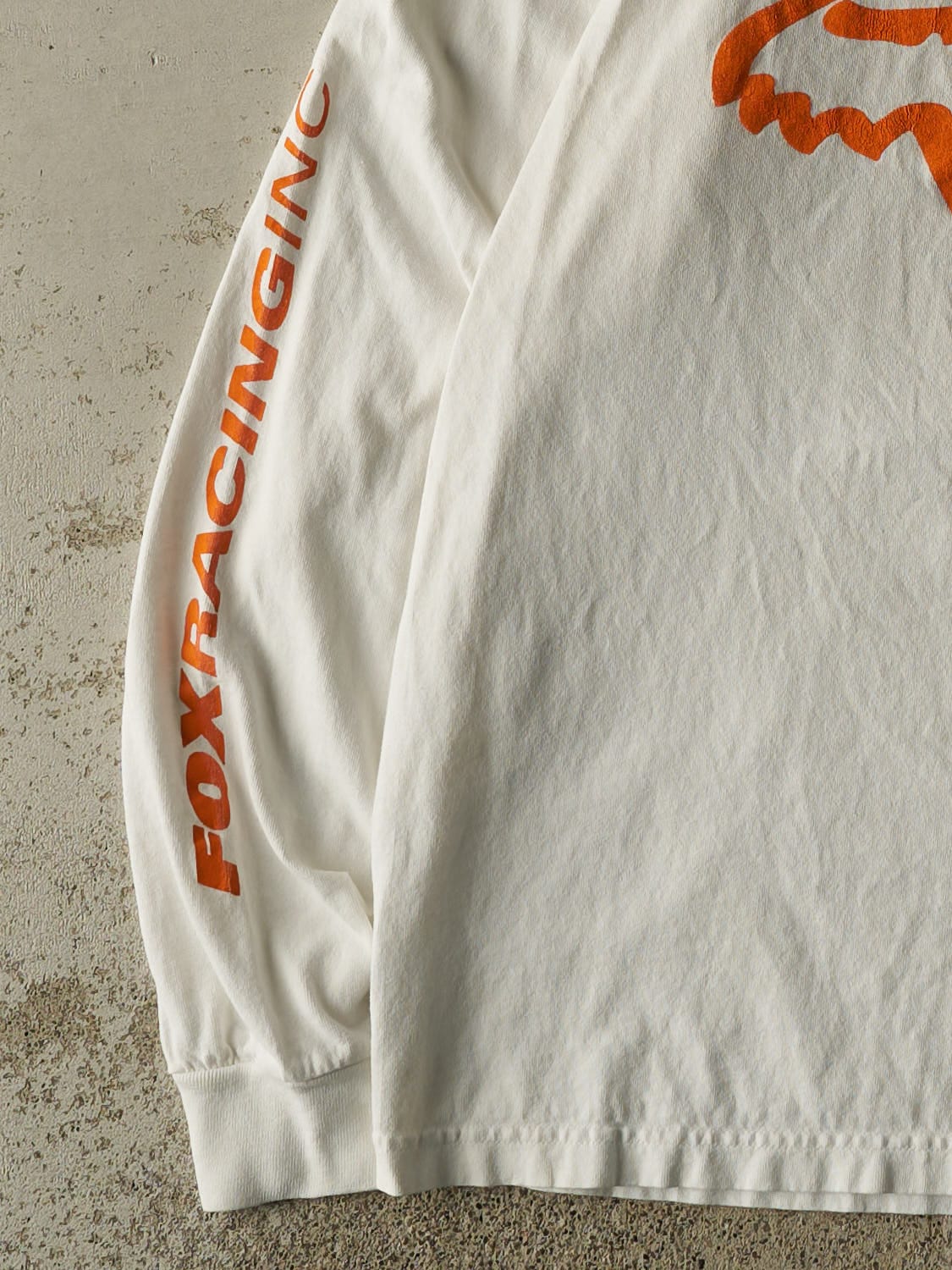 Vintage Y2K White Fox Racing Long Sleeve (M/L)