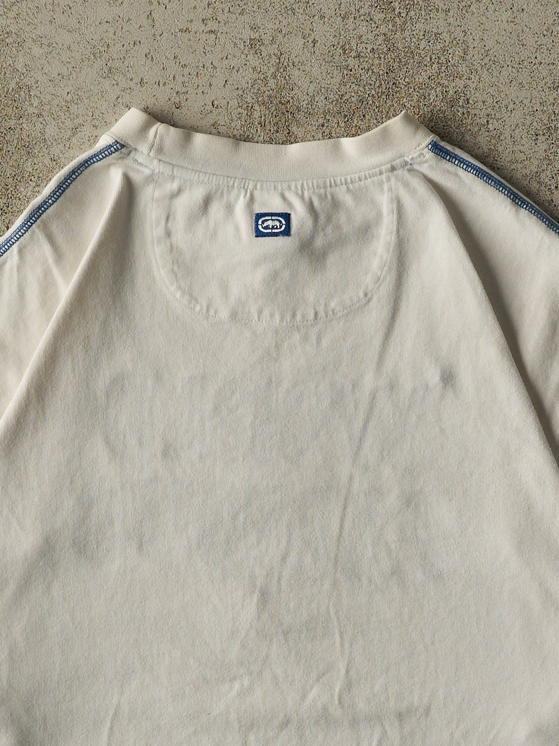 Vintage Y2K White Ecko World Famous Tee (XL)