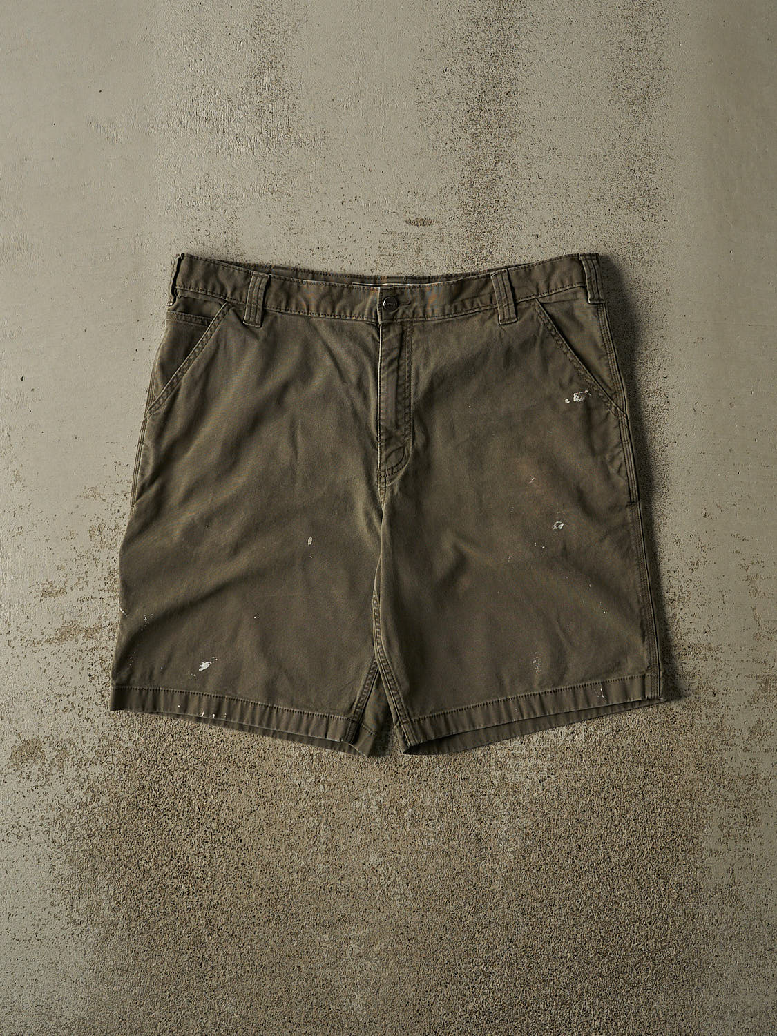 Vintage Y2K Green Carhartt Work Shorts (38x10)