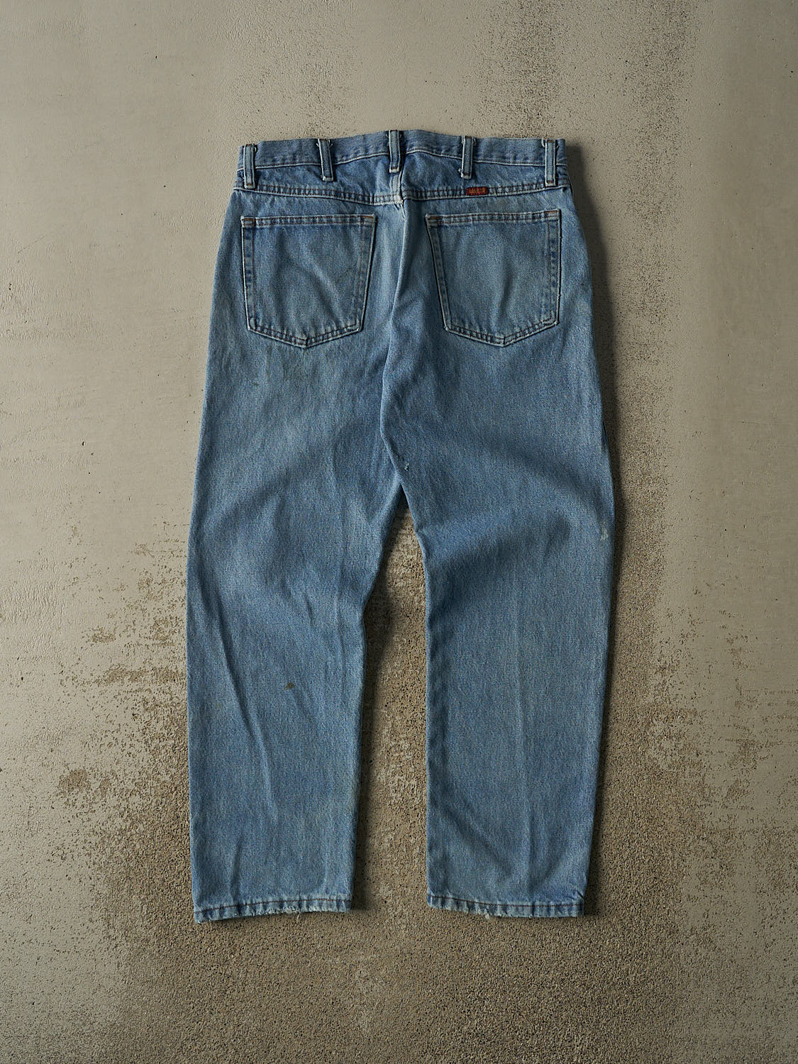 Vintage 90s Light Wash Rustler Jeans (33x29)