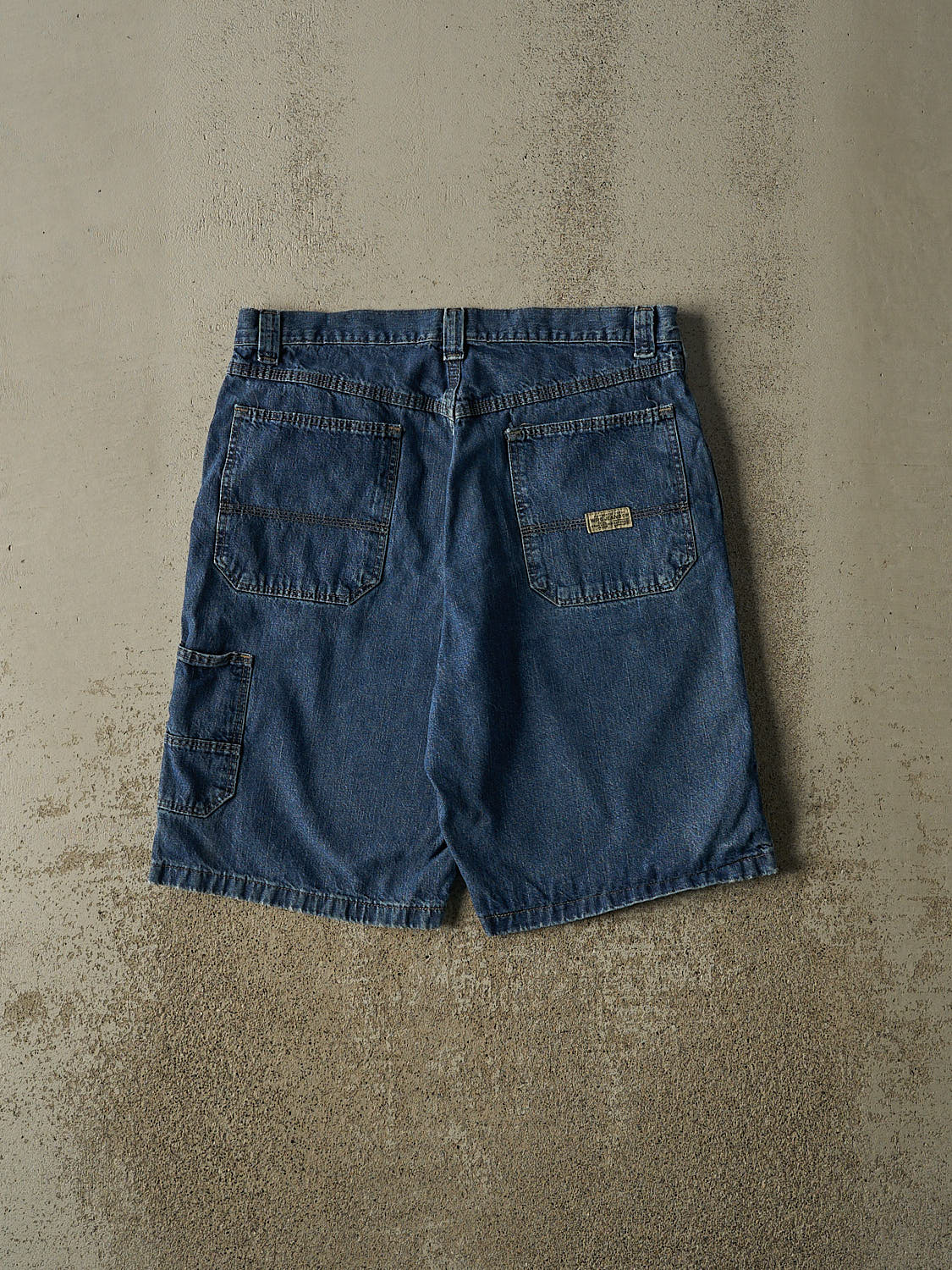Vintage 90s Dark Wash Wrangler Jean Shorts (33x10)