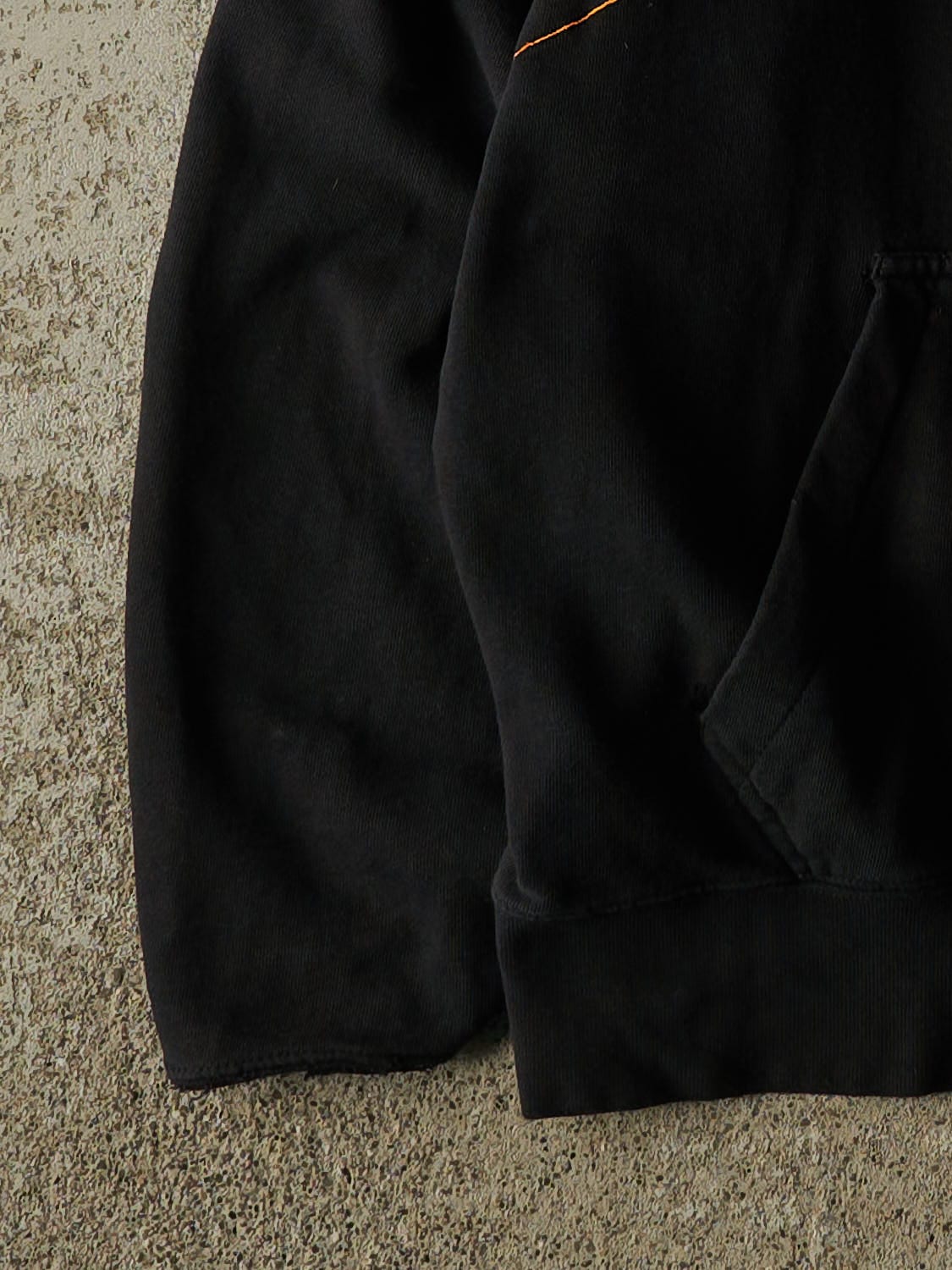 Vintage Y2K Black Fox Racing Zip Up Hoodie (M/L)