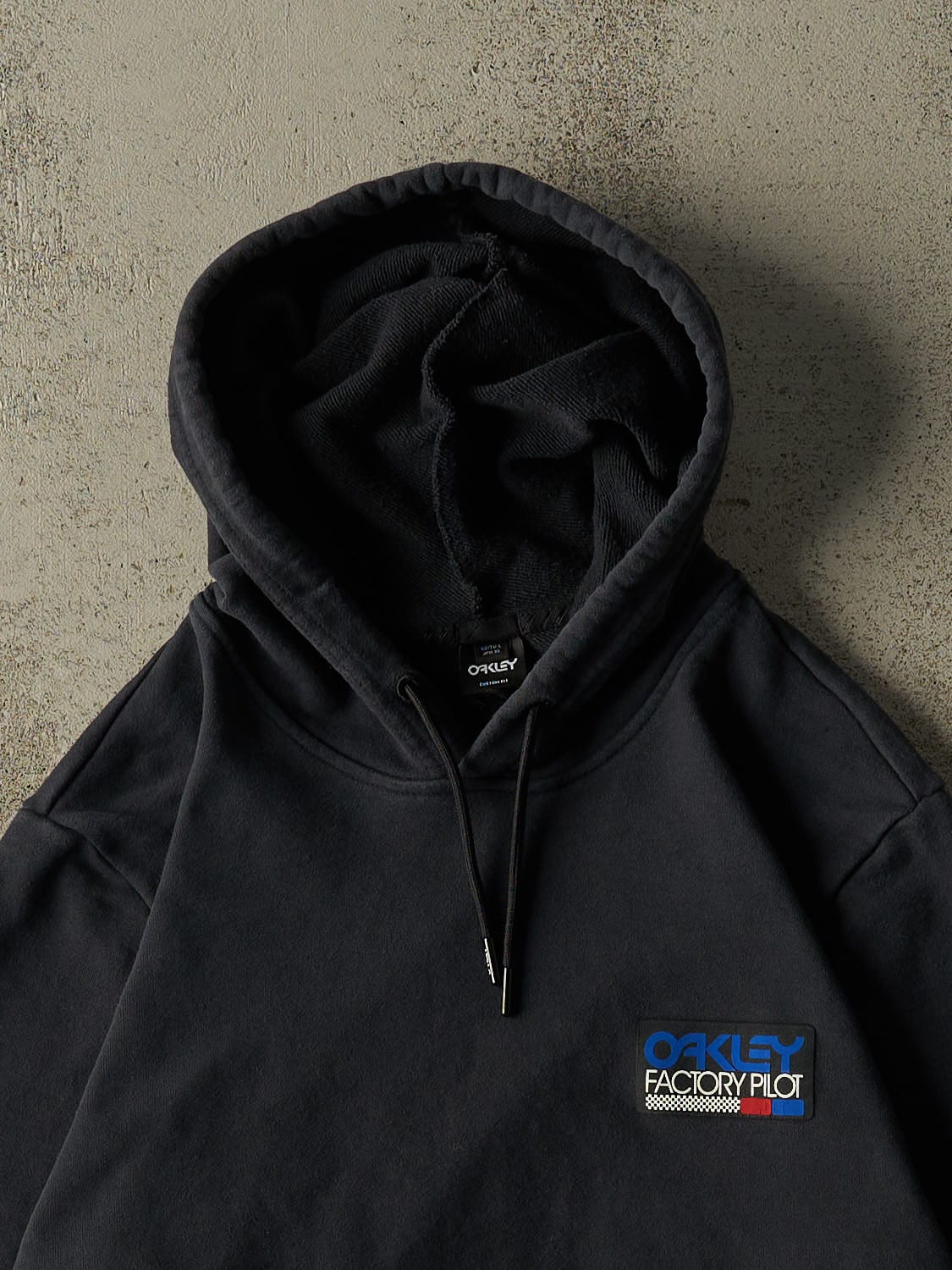 Vintage Y2K Navy Blue Oakley Factory Pilot Hoodie (M) – Rebalance
