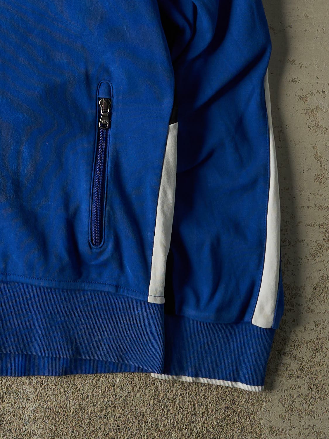 Vintage Y2K Blue Polo Zip Up Sweater (M/L)