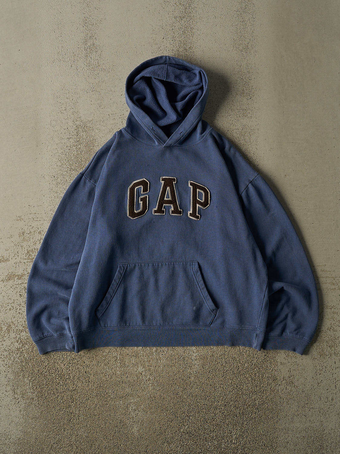 Vintage Y2K Blue Gap Embroidered Hoodie (S/M)