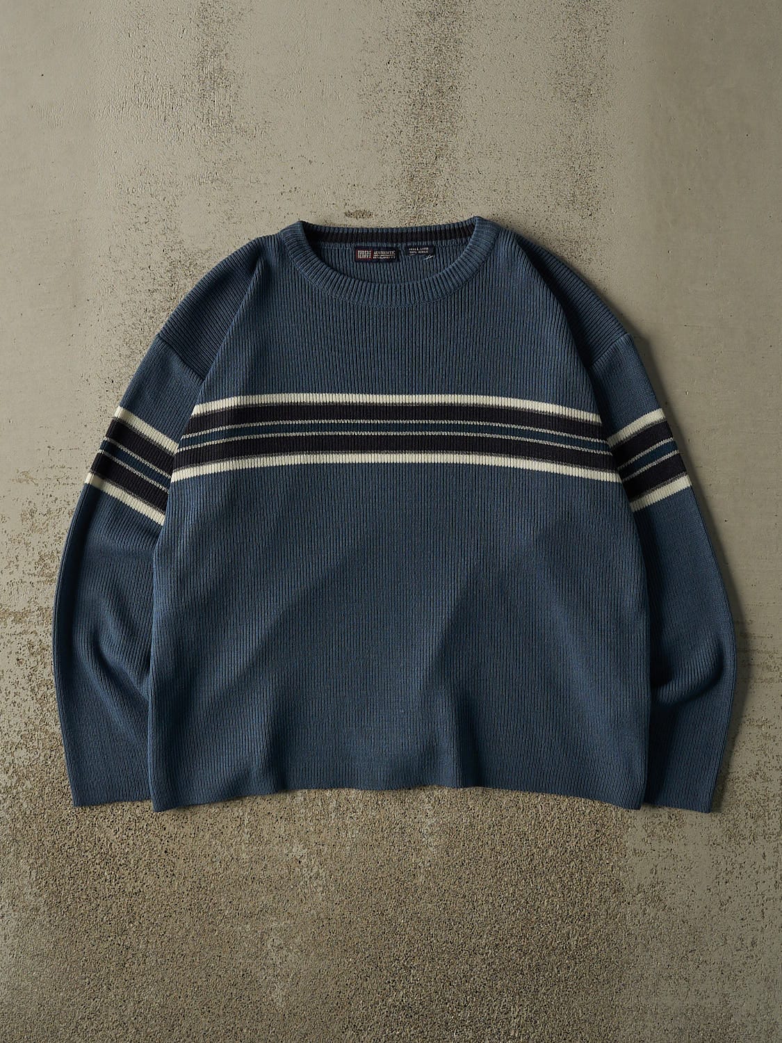 Vintage Y2K Blue Faded Glory Knit (L)