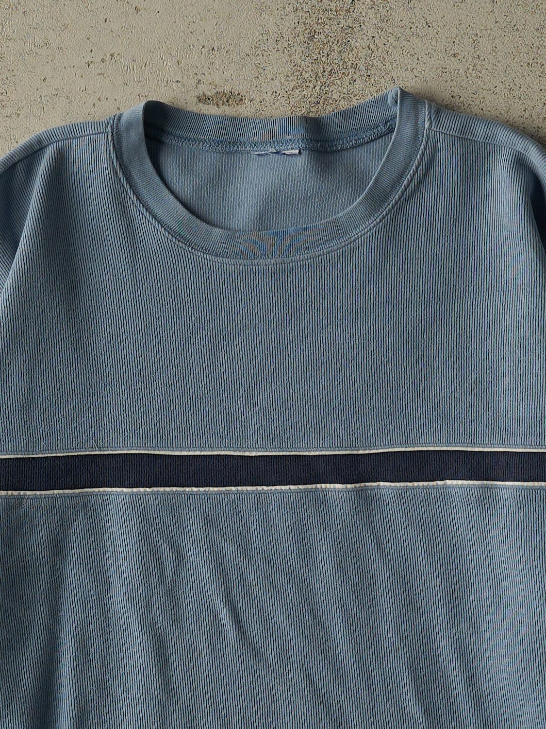 Vintage Y2K Blue Thermal Long Sleeve (L)