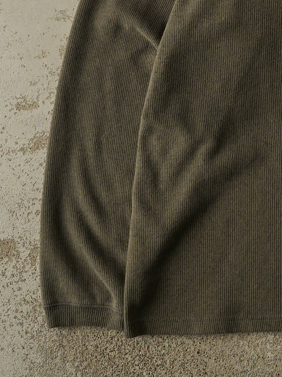 Vintage Y2K Green Textured Long Sleeve (XL)