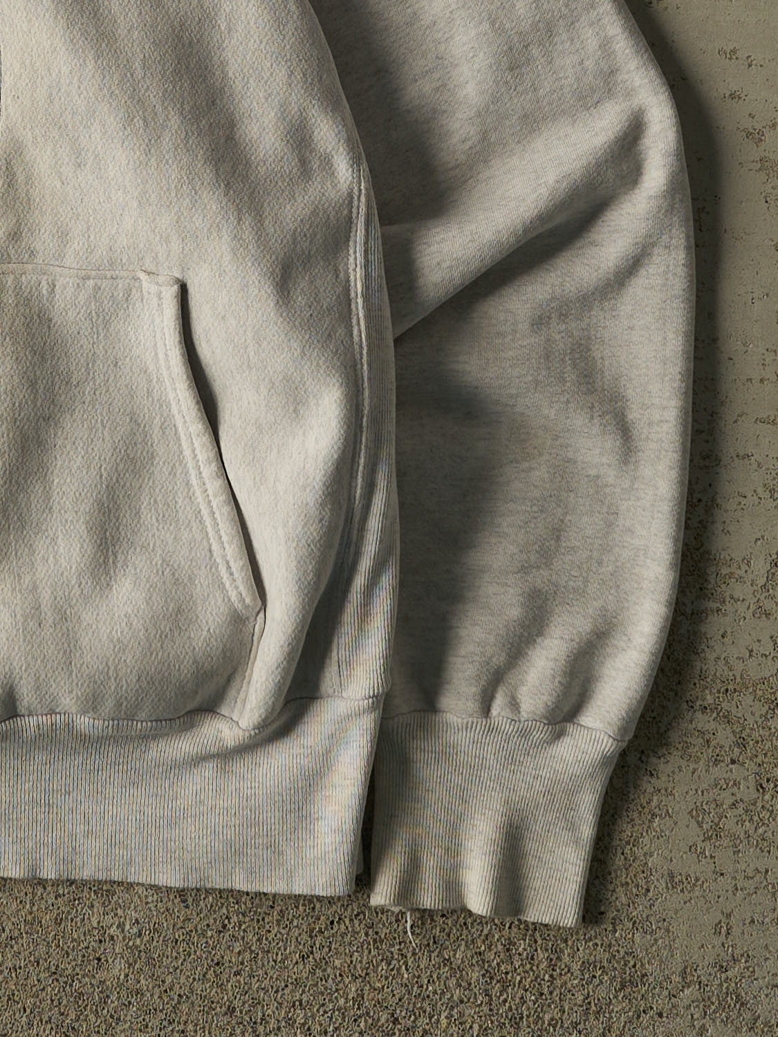 Vintage 80s Heather Grey United States Naval Academy Hoodie (XS/S)