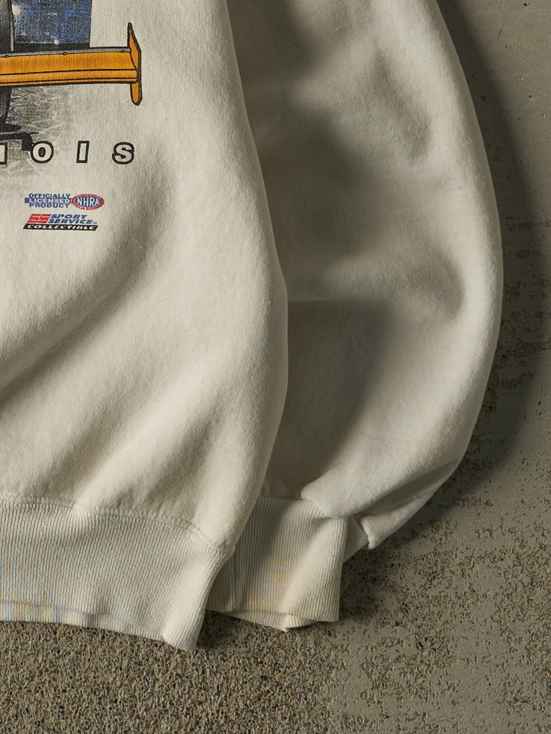 Vintage 01' Beige NHRA Nationals Racing Crewneck (M/L)