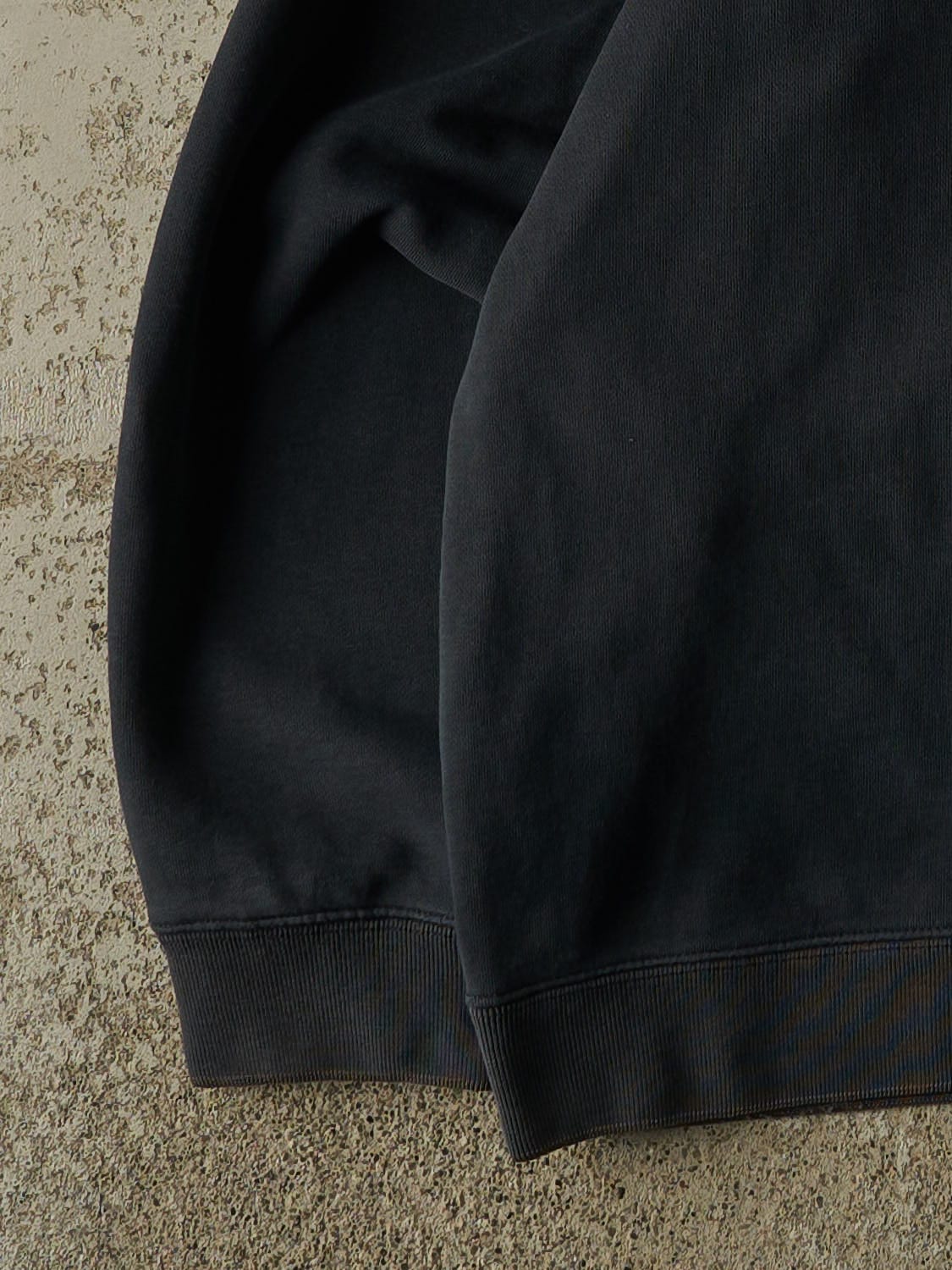 Vintage Y2K Faded Black America Eagle Embroidered Crewneck (XL)